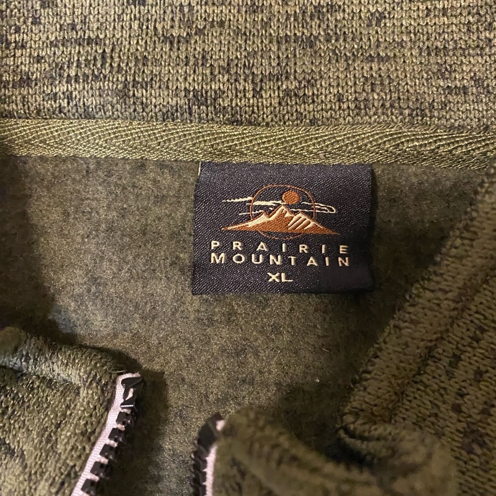 Prairie Mountain Yellowstone Park Outdoor Full Zip Fleece Jacket Men’s XL - Picture 2 of 6